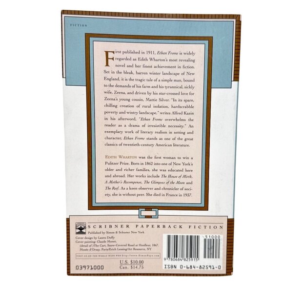 Edith Wharton "Ethan Frome" Paperback - Picture 4 of 4